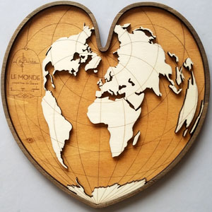Cartographie coeur projection Bonne