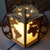 lampe-monde bois et papier washi