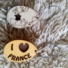 porte-clé bois souvenir france