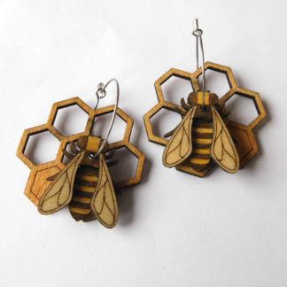 Créoles abeilles et rayon de miel