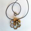 pendentif abeille et miel