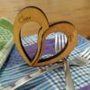 rond de serviette pour couple amoureux