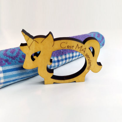rond de serviette licorne