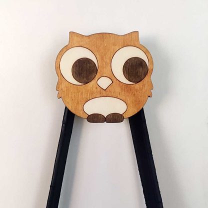 porte manteau en bois chouette