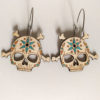 boucles oreilles tête de mort