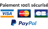 paiement CB/Paypal 100% sécurisé