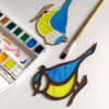 Vitrail peinture à la main