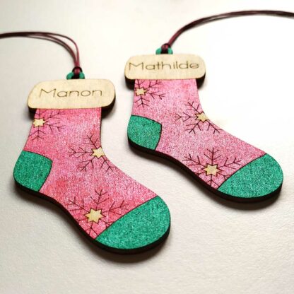 Décoration de Noël chaussette