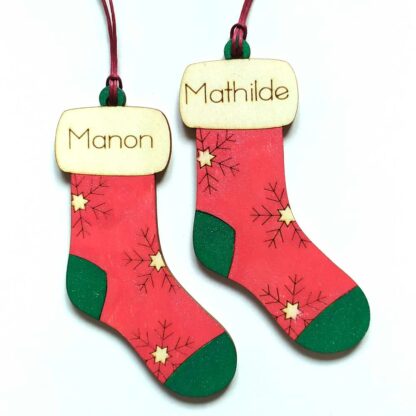 Chaussettes de Noël personnalisée