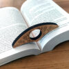 Bague de lecture fleurs en bois