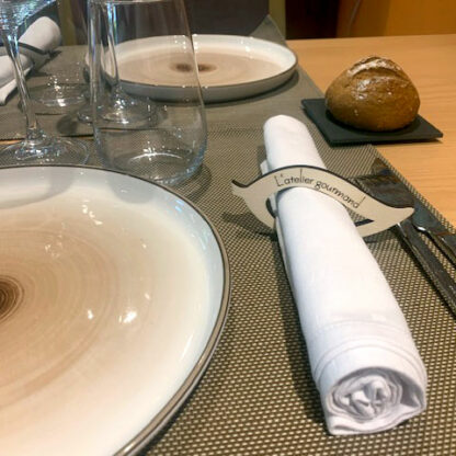 Restaurant Atelier Gourmand - rond de serviette