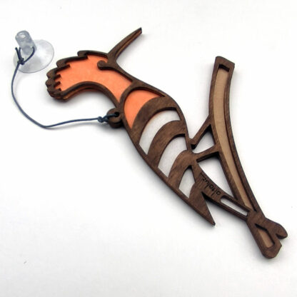 Vitrail Huppe de bois et papier