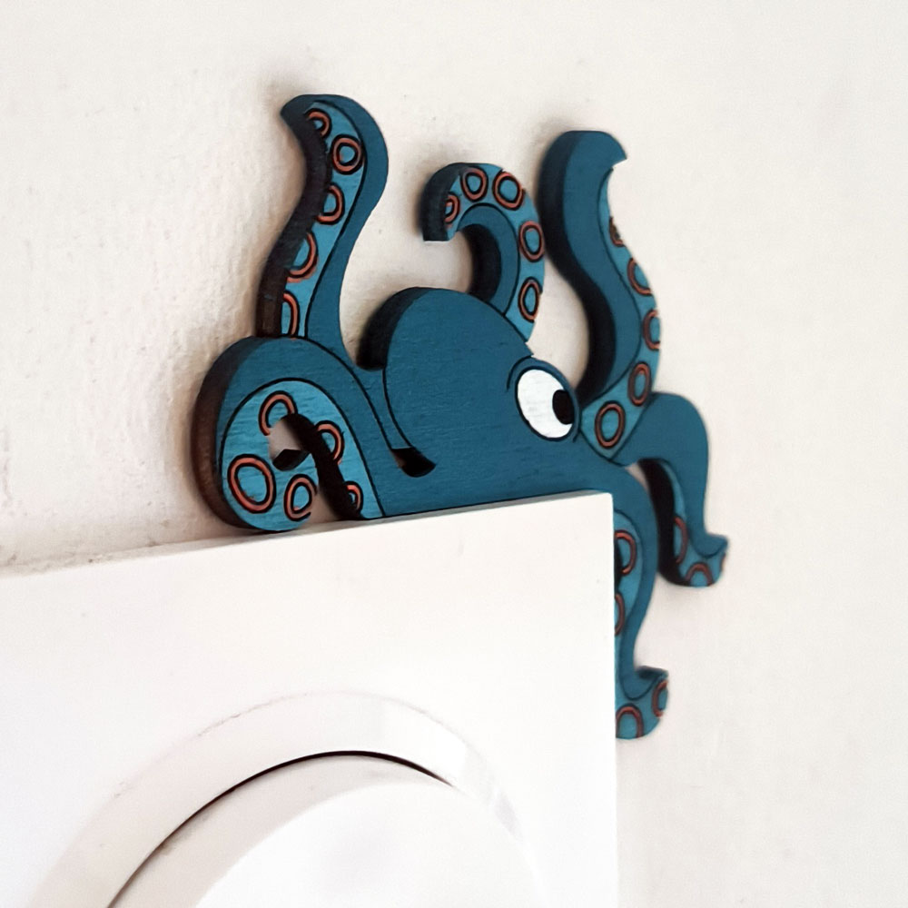 décoration interrupteur pieuvre