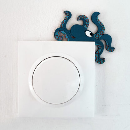 Décoration interrupteur pieuvre océan