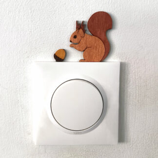 Décoration interrupteur écureuil