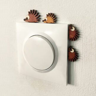 Décoration interrupteur hérisson