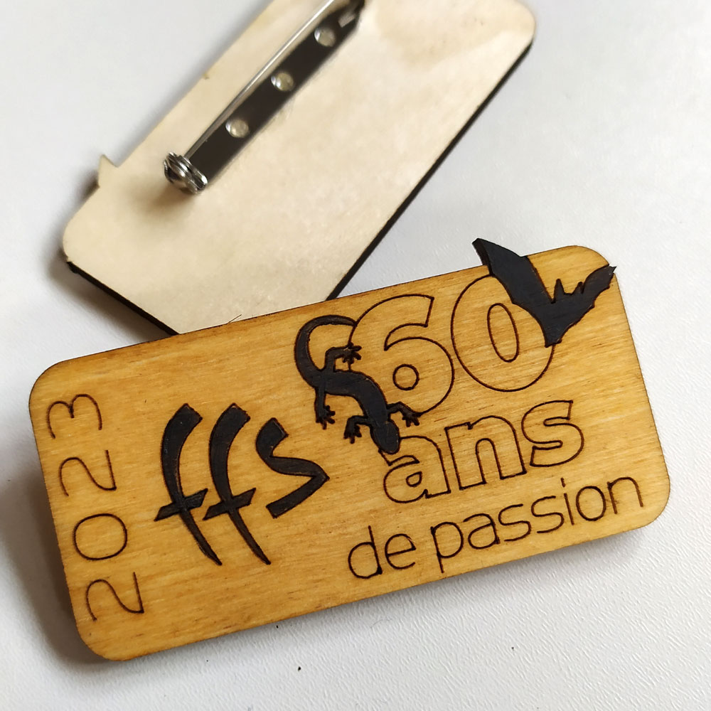 badge_60ans_FFS_l Badge anniversaire entreprise ou association